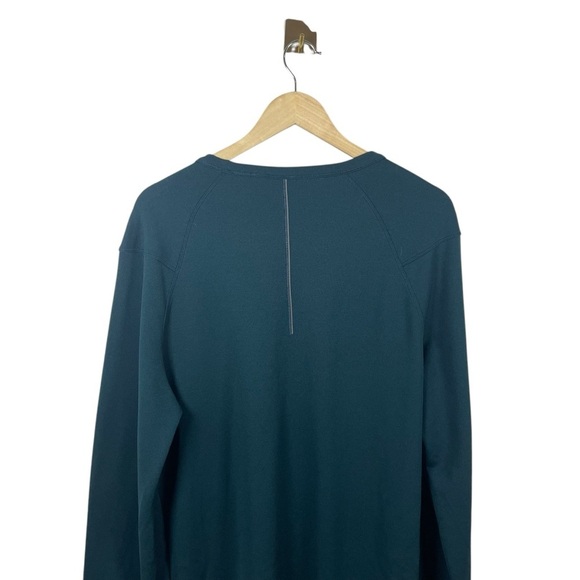 Lululemon Men’s Long Weekend Merino Wool Long Sleeve Teal Size L/XL - Picture 9 of 10